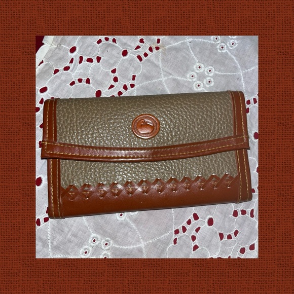 Dooney & Bourke Handbags - Dooney & Bourke Leather Tri-Fold Wallet